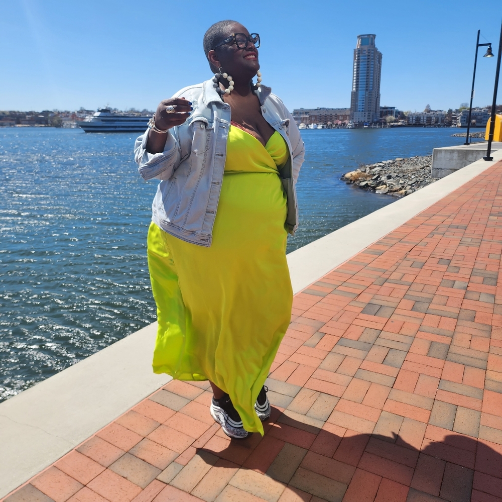 Eloquii Sateen Dress